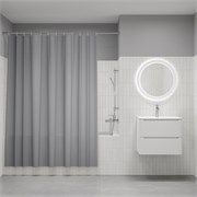 IDDIS Штора для ванной, 200x240 см, Полиэстер, светло-серый, , BL07P24i11 BL07P24i11