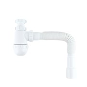 IDDIS Сифон бутылочный Optima Home 1.1/4x40мм, с гофротрубой 40/50мм (900B000010VD) 900B000010VD