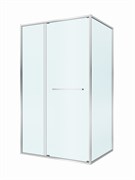 CEZARES Lux Душевой уголок прямоугольный двери раздвижные размер 110x90 см, цвет профиль - хром / стекло - прозрачное LUX-AH-FS-11-110/90-C-CR