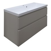 AZARIO Комплект Тумба Viola 100/2 1000х450х650 подвесная, с раковиной Астория 100, бежевый (CS00097150) CS00097150