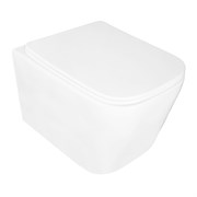 AZARIO  Унитаз подвесной Loranto Delphi 340х485х290 безободковый, с системой смыва 