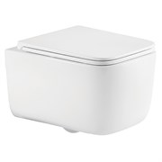 AZARIO Унитаз подвесной VATER 360х520х350 безободковый, система смыва 