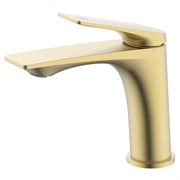 AZARIO Cмеситель для раковины Lursy керамический картридж, золото матовое (AZ-K1049MG) AZ-K1049MG