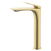 AZARIO Cмеситель для раковины-чаши Lursy высокий, керамический картридж, золото матовое (AZ-K9049MG) AZ-K9049MG