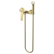 AZARIO Гигиенический душ Conda со смесителем, керамический картридж, шланг 150 см, золото матовое (AZ-K2511MG) AZ-K2511MG