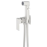 AZARIO Гигиенический душ Graves со смесителем, керамический картридж, скрытый монтаж, шланг 150 см, сатин (AZ-KFX03BN) AZ-KFX03BN