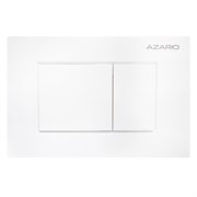 AZARIO Кнопка смыва NEW-TS механическая, двойной смыв, квадратные кнопки, ABS пластик, белый (AZ-ABS-001-W) AZ-ABS-001-W