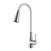 ROSSINKA Z Смеситель для кухни с гибким поворотным изливом (Z35-39-White) Z35-39-White