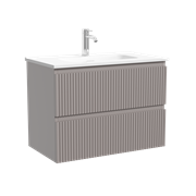 SANCOS Тумба подвесная Snob R 690х390х500, c двумя ящиками оснащенными доводчиками, Doha Soft, арт.SNR70/39SM SNR70/39SM