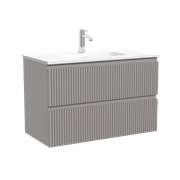 SANCOS Тумба подвесная Snob R 790х390х500, c двумя ящиками оснащенными доводчиками, Doha Soft, арт.SNR80/39SM SNR80/39SM