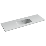 CERAMICA NOVA CN7028 Раковина мебельная накладная Compact 1210x395x170, цвет белый CN7028