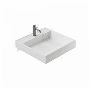 CERAMICA NOVA Раковина над стиральной машиной Quattro 600x600x123 мм, с кронштейнами, белый, арт. CN0101 CN0101