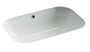 CERAMICA NOVA Раковина встраиваемая снизу Era, c отверстием слива - перелива, 610x405x190мм, белый, арт.CN15007 CN15007