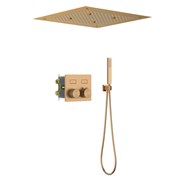 TIMO Душевая система встроенная с термостатом Petruma розовое золото (SX-5209/19SM) SX-5209/19SM