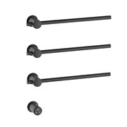 TIMO Полотенцесушитель электрический, встроенный Saona черный (030/03SM) 030/03SM