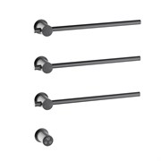 TIMO Полотенцесушитель электрический, встроенный Saona черное золото (030/18SM) 030/18SM