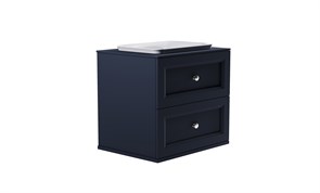 ASTRA-FORM Тумба подвесная Классик 80см 2ящ RAL7024 мат., раковина Ретро бел глянц, столешница Solid в цвете 4631177715761