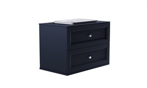 ASTRA-FORM Тумба подвесная Классик 90см 2ящ RAL7024 мат., раковина Ретро бел глянц, столешница Solid в цвете 4631177715822