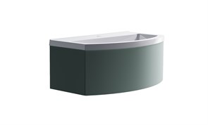 ASTRA-FORM Нижний шкаф Венеция2.0 100 с 1 ящиком зеленый (NCS S 3005-B80G матовый) + Раковина 