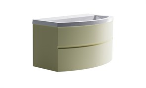 ASTRA-FORM Нижний шкаф Венеция2.0 100 с 2 ящиками бежевый (RAL1013 матовый)  + Раковина 