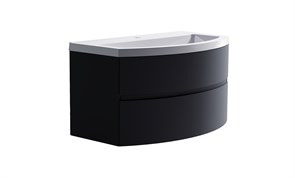 ASTRA-FORM Нижний шкаф Венеция2.0  80 с 2 ящиками темно-серый (RAL7024 матовый) + Раковина 