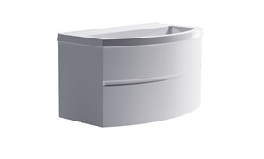ASTRA-FORM Нижний шкаф Венеция2.0 100 с 2 ящиками белый матовый  + Раковина 
