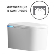 ABBER Комплектподвесной электронный унитаз-биде Rechteck AC1216S с инсталляцией AC0101P2 AC1216S-AC0101P2
