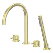 ABBER Смеситель Wasser Kreis 316 AF8113BG на борт ванны, золото брашированное AF8113BG