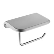 ABBER Бумагодержатель с полкой для телефона Nord AA1530SP сатин AA1530SP