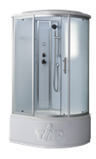 TIMO Standart Т-6610 Silver L душевая кабина 110*85*220, турецкая баня хамам T-6610SL-T-STUN