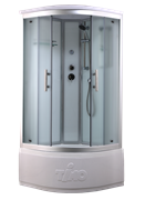 TIMO Standart T-6600 Silver Fabric душевая кабина (100*100*220), турецкая баня хамам T-6600SF-T-STUN