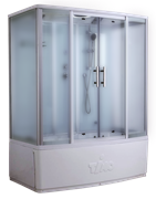 TIMO Standart T-6650 Silver Fabric душевая кабина (150*88*220), турецкая баня хамам T-6650SF-T-STUN