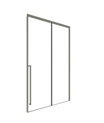 TIMO Душевая дверь TDSS-130/13C-8L, раздвиж 1300*2000, проф никель, стекло проз 8 мм T49L