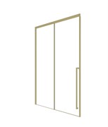 TIMO Душевая дверь TDSS-120/17C-8R, раздвиж 1200*2000, проф мат золото, стекло проз 8 мм T52R