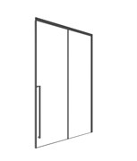 TIMO Душевая дверь TDSS-130/03C-8L, раздвиж 1300*2000, проф черный, стекло проз 8 мм T57L