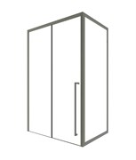 TIMO Душевая дверь TDSS-140/13C-8R, раздвиж 1400*2000, проф никель + торцевое стекло TSS-900/13C-8 900*2000, проф никель T50R+T60