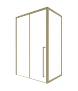 TIMO Душевая дверь TDSS-150/17C-8R, раздвиж 1500*2000, проф матовое золото + торцевое стекло TSS-1000/17C-8 1000*2000, проф матовое золото T55R+T63