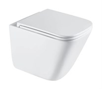 AZUMA Verano Унитаз подвесной безободковый Торнадо, с быстросъемным сиденьем микролифт AZU-102T-UR3