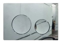 AZUMA Ronda Кнопка смыва AZU003.02 хром, пластик AZU003.02