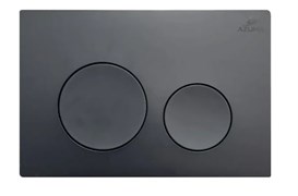 AZUMA Ronda Кнопка смыва AZU003.04 черная матовая, пластик AZU003.04