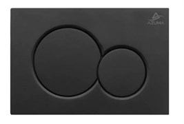 AZUMA Slim12 Кнопка для инсталляции AZU010.04 черная матовая, пластик AZU010.04