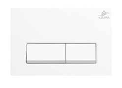 AZUMA Linia15 Кнопка для инсталляции AZU015.01 белая глянец пластик AZU015.01