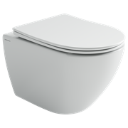 CERAMICA NOVA Mia Унитаз подвесной Торнадо 52 см сиденье микролифт крепления белый CN1805T