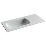 CERAMICA NOVA Grace Раковина накладная чаша слева без отв под смеситель 1010x457x137 белый CN7014wx CN7014wx