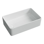 CERAMICA NOVA Раковина накладная Element со смещенным сливом, 485x304x135 белый CN5050 CN5050