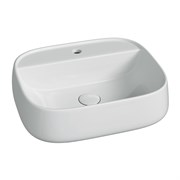 CERAMICA NOVA Раковина подвесная Fonte с отверстием под смеситель 500x420x145 белый CN5051 CN5051