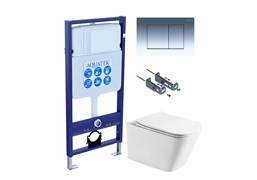 AQUATEK SET ЛИБРА T-010/KKI16 (рама Standard INS-0000012+крепеж KKI-0000016+KDI-0000010+унитаз ЛИБРА AQ1505T-00 с тонким сиденьем soft-close) SET ЛИБРА T-010/KKI16