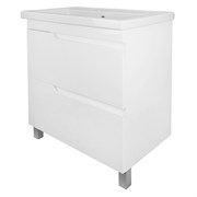 AZARIO Комплект Тумба KANTRI 70/2Н 700х455х865 напольная, с раковиной Фостер 70, белый глянцевый (CS00097252) CS00097252