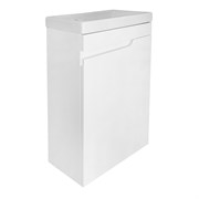 AZARIO Комплект Тумба KANTRI 45 450х250х775 подвесная, с раковиной Фостер 45, правая, белый глянец (CS00097245) CS00097245