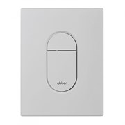 ABBER Кнопка смыва AC0124MW пневматическая, белая матовая AC0124MW